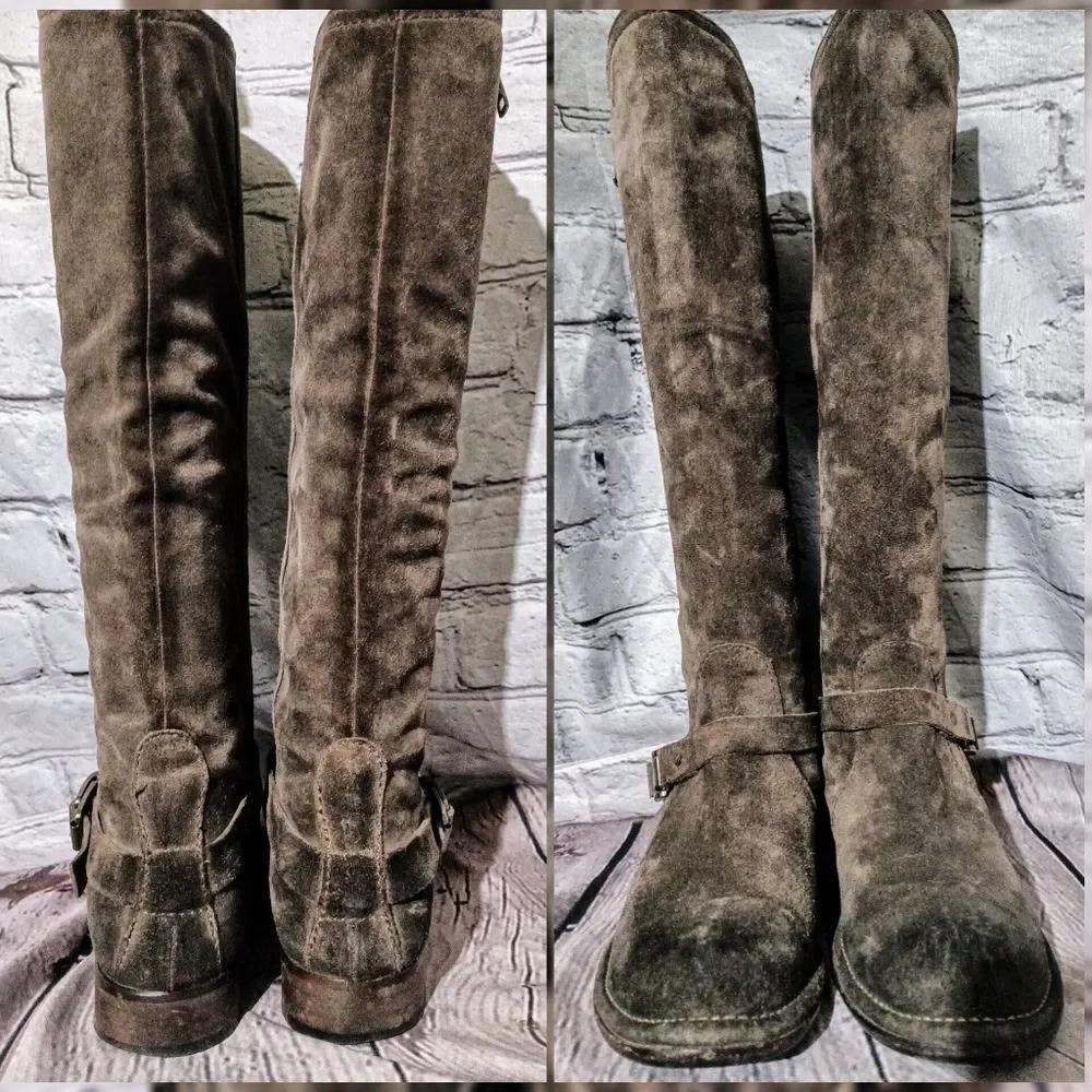 Alberto Fermani Suede Boots - Brown